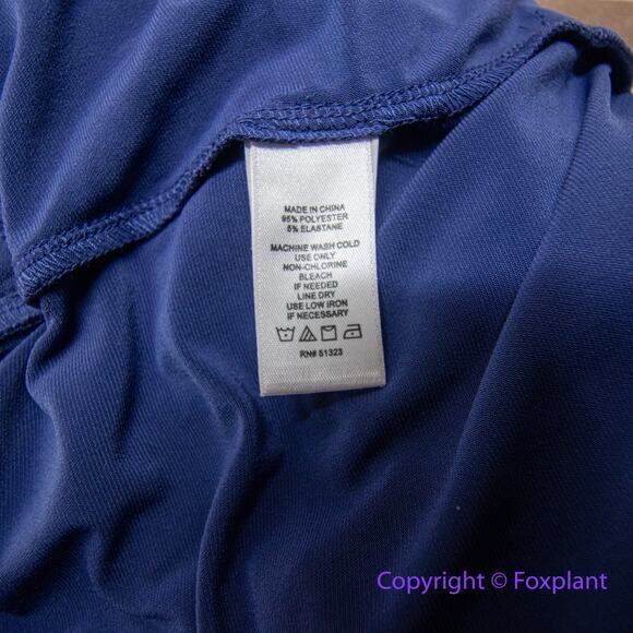 New! 1.STATE Women's Cuffed Sleeve Romper‎ Blue, size L - Picture 10 of 11